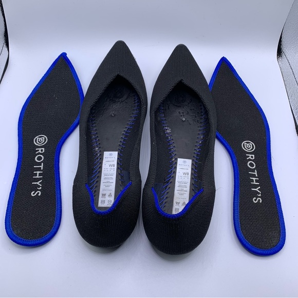 Rothys Black The Point size 8 - Picture 4 of 8